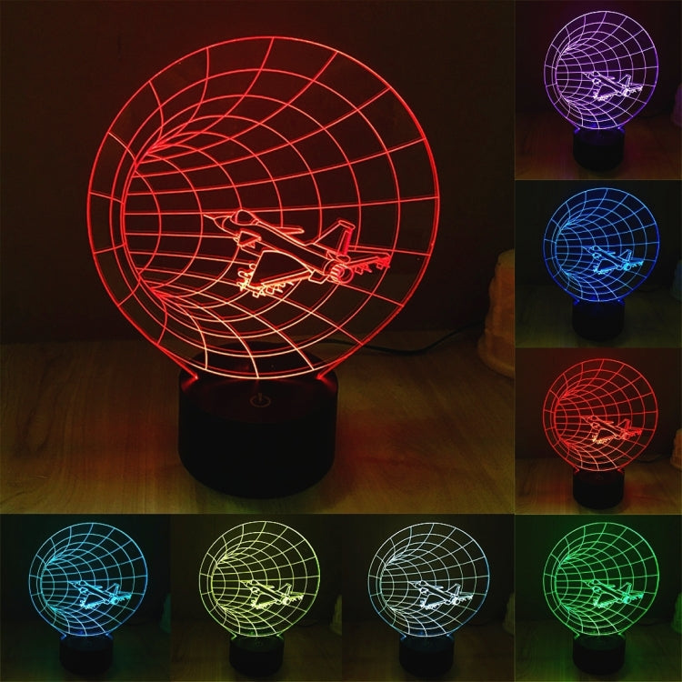 Time Machine Style 3D Touch Switch Control LED Light , 7 Color Discoloration Creative Visual Stereo Lamp Desk Lamp Night Light - Novelty Lighting by PMC TechLife | Online Shopping South Africa | PMC TechLife | Buy Now Pay Later Mobicred