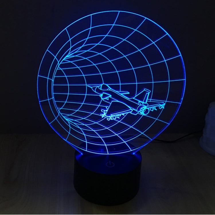 Time Machine Style 3D Touch Switch Control LED Light , 7 Color Discoloration Creative Visual Stereo Lamp Desk Lamp Night Light - Novelty Lighting by PMC TechLife | Online Shopping South Africa | PMC TechLife | Buy Now Pay Later Mobicred