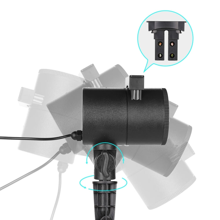 Blinblin CPF-LM401 4W IP65 Waterproof White Light ABS Shell Landscape Light, 8 Groups Patterns Outdoor Lawn Lamp - Street Lights by PMc TechLife | Online Shopping South Africa | PMc TechLife | Buy Now Pay Later Mobicred