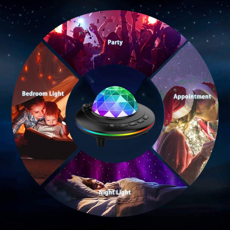 L6 Music Starry Projector Remote Control Night Light (Colorful Light) - Night Lights by PMc TechLife | Online Shopping South Africa | PMc TechLife | Buy Now Pay Later Mobicred