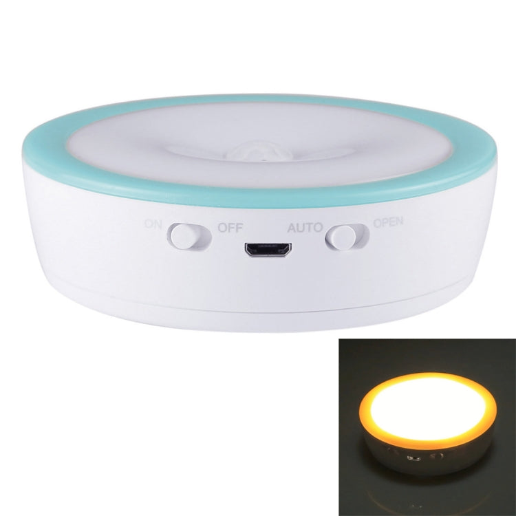 R10 USB Charging LED PIR Sensor Night Light , 4000K Emergency Light Cabinet Lamp, Sensor Distance: about 3m, DC 4.5V(Blue) - Sensor LED Lights by PMC TechLife | Online Shopping South Africa | PMC TechLife | Buy Now Pay Later Mobicred