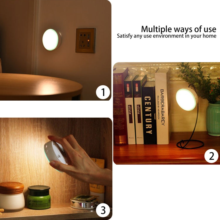 R10 USB Charging LED PIR Sensor Night Light , 4000K Emergency Light Cabinet Lamp, Sensor Distance: about 3m, DC 4.5V(Yellow) - Sensor LED Lights by PMC TechLife | Online Shopping South Africa | PMC TechLife | Buy Now Pay Later Mobicred