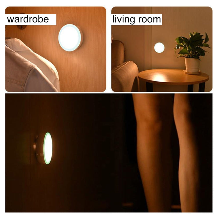 R10 USB Charging LED PIR Sensor Night Light , 4000K Emergency Light Cabinet Lamp, Sensor Distance: about 3m, DC 4.5V(Yellow) - Sensor LED Lights by PMC TechLife | Online Shopping South Africa | PMC TechLife | Buy Now Pay Later Mobicred