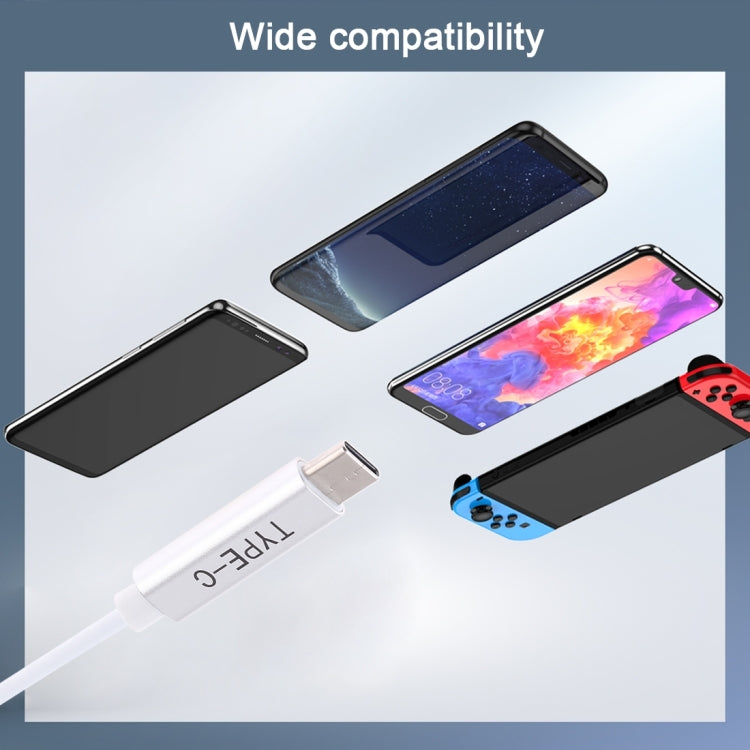 45W / 60W / 65W 5 Pin MagSafe 1 (L-Shaped) to USB-C / Type-C PD Charging Cable (White) - Cable & Adapter by PMC Jewellery | Online Shopping South Africa | PMC Jewellery | Buy Now Pay Later Mobicred