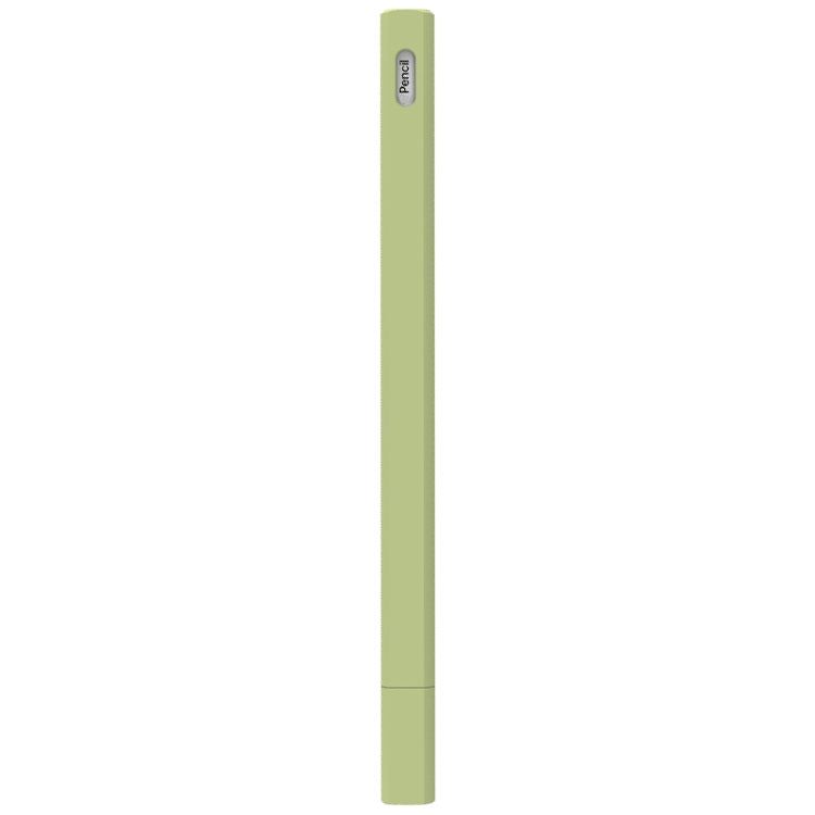LOVE MEI For Apple Pencil 2 Triangle Shape Stylus Pen Silicone Protective Case Cover(Green) - Pencil Accessories by LOVE MEI | Online Shopping South Africa | PMC TechLife | Buy Now Pay Later Mobicred