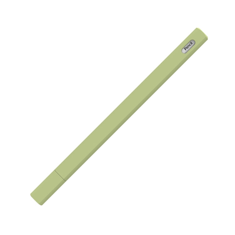 LOVE MEI For Apple Pencil 2 Triangle Shape Stylus Pen Silicone Protective Case Cover(Green) - Pencil Accessories by LOVE MEI | Online Shopping South Africa | PMC TechLife | Buy Now Pay Later Mobicred