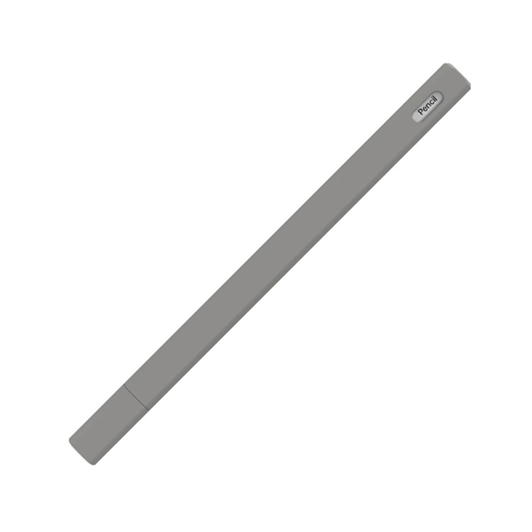 LOVE MEI For Apple Pencil 2 Triangle Shape Stylus Pen Silicone Protective Case Cover(Grey) - Pencil Accessories by LOVE MEI | Online Shopping South Africa | PMC TechLife | Buy Now Pay Later Mobicred