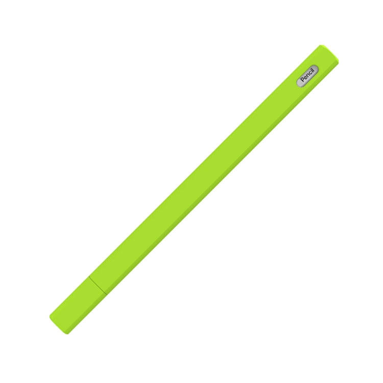 LOVE MEI For Apple Pencil 2 Triangle Shape Stylus Pen Silicone Protective Case Cover(Fluorescent Green) - Pencil Accessories by LOVE MEI | Online Shopping South Africa | PMC TechLife | Buy Now Pay Later Mobicred
