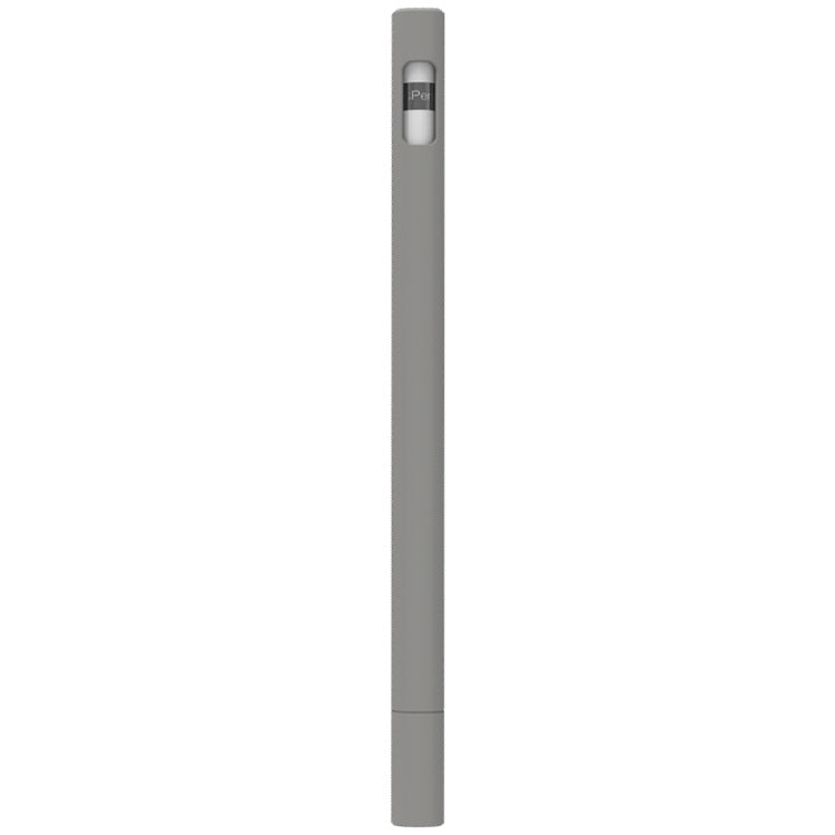 LOVE MEI For Apple Pencil 1 Triangle Shape Stylus Pen Silicone Protective Case Cover (Grey) - Pencil Accessories by LOVE MEI | Online Shopping South Africa | PMC TechLife