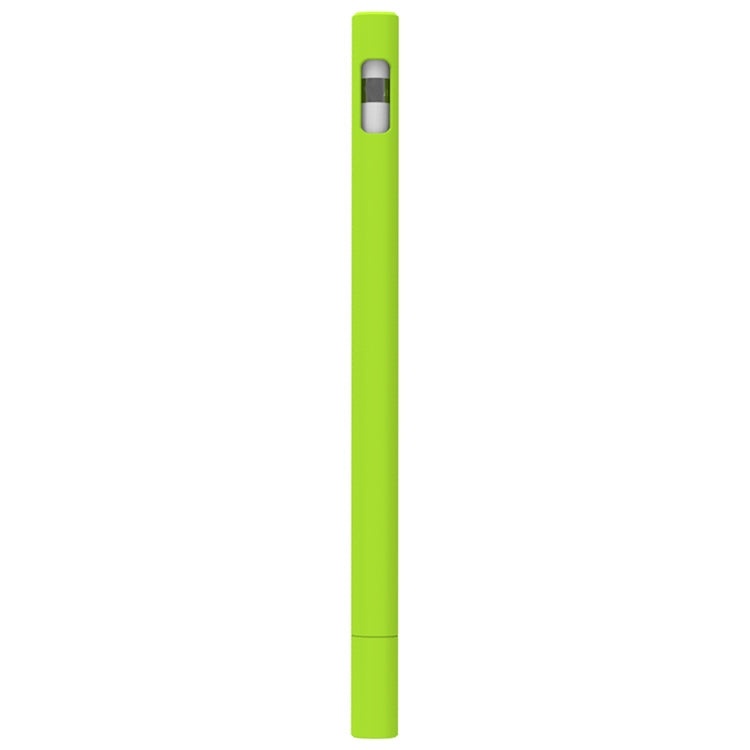 LOVE MEI For Apple Pencil 1 Triangle Shape Stylus Pen Silicone Protective Case Cover (Fluorescent Green) - Pencil Accessories by LOVE MEI | Online Shopping South Africa | PMC TechLife