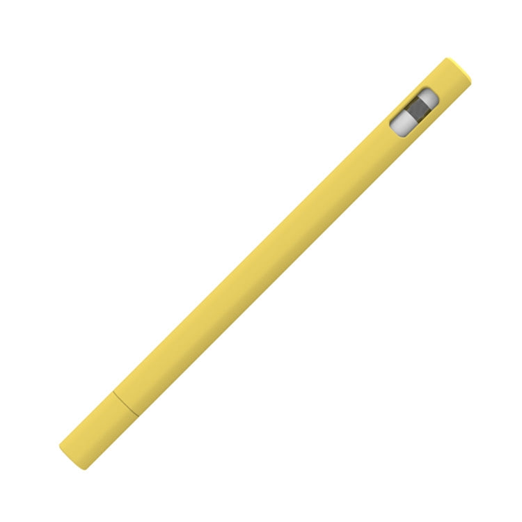 LOVE MEI For Apple Pencil 1 Triangle Shape Stylus Pen Silicone Protective Case Cover (Yellow) - Pencil Accessories by LOVE MEI | Online Shopping South Africa | PMC TechLife