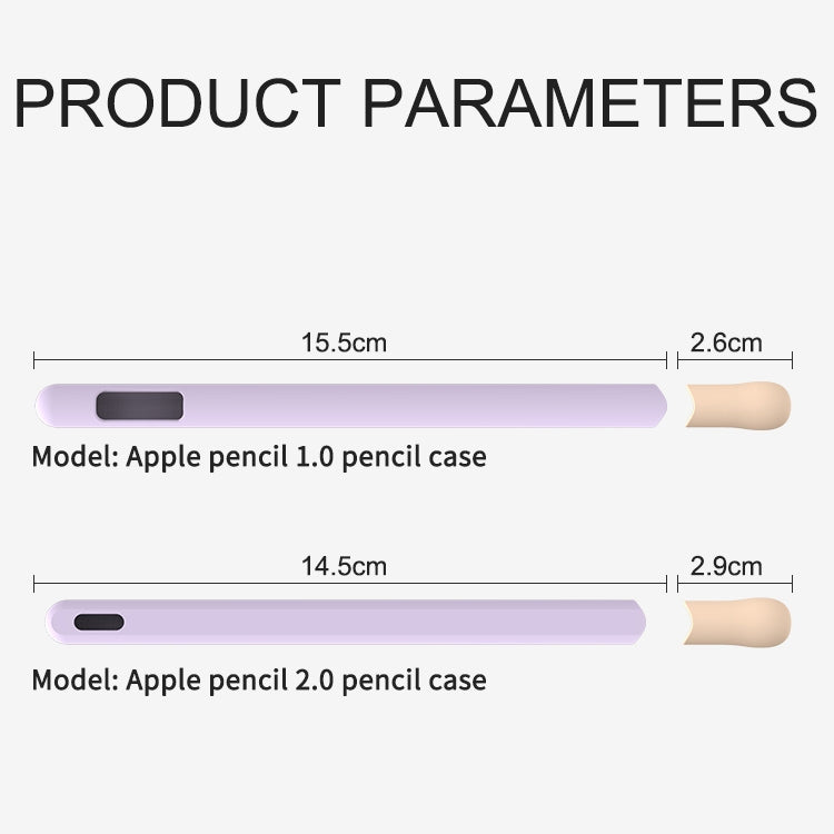 LOVE MEI For Apple Pencil 1 Stripe Design Stylus Pen Silicone Protective Case Cover(Pink) - free shipping - PMC TechLife - Order now!