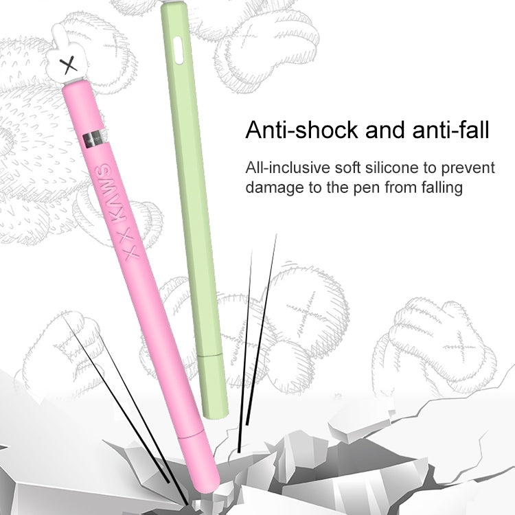 LOVE MEI For Apple Pencil 2 Middle Finger Shape Stylus Pen Silicone Protective Case Cover (Pink) - free shipping - PMC TechLife - Order now!