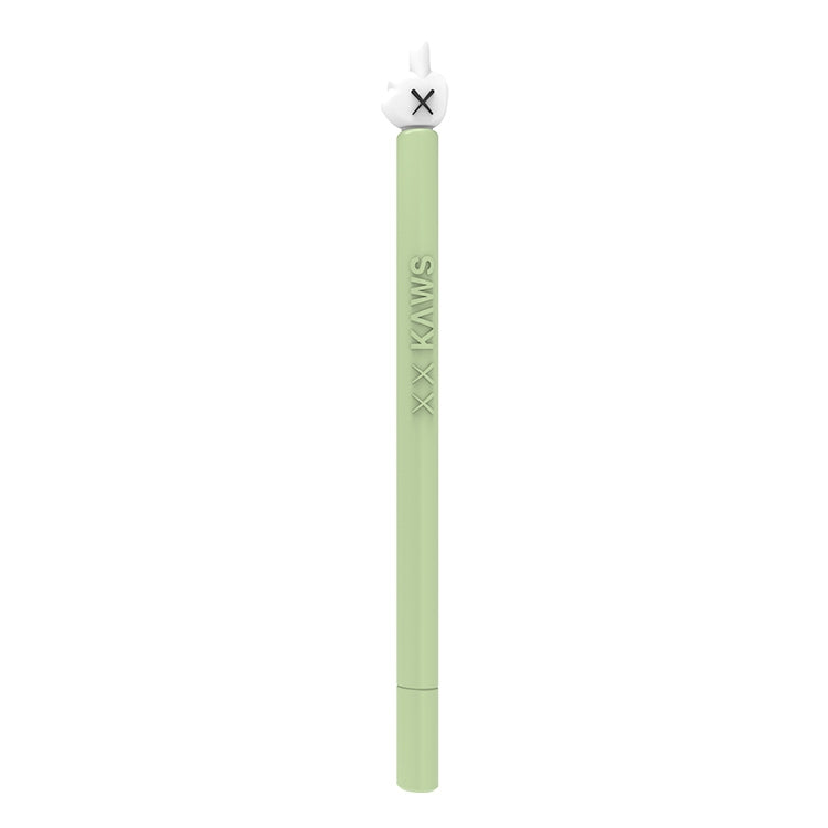 LOVE MEI For Apple Pencil 2 Middle Finger Shape Stylus Pen Silicone Protective Case Cover (Green) - Pencil Accessories by LOVE MEI | Online Shopping South Africa | PMC TechLife | Buy Now Pay Later Mobicred