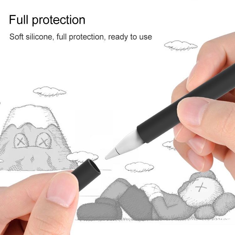 LOVE MEI For Apple Pencil 1 Middle Finger Shape Stylus Pen Silicone Protective Case Cover (Pink) - free shipping - PMC TechLife - Order now!