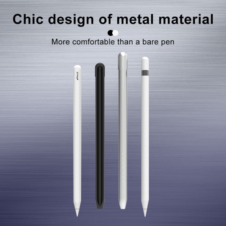 Metal Matte Non-slip Stylus Pen Protective Case for Apple Pencil 2 (Black) - free shipping - PMC Jewellery - Order now!