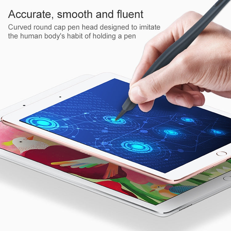 0319 Navigator Touch Stylus Metal Aluminum Tube Body Resistance Stylus with Fixed Slot Base & Spring Cable - Stylus Pen by PMc TechLife | Online Shopping South Africa | PMc TechLife | Buy Now Pay Later Mobicred