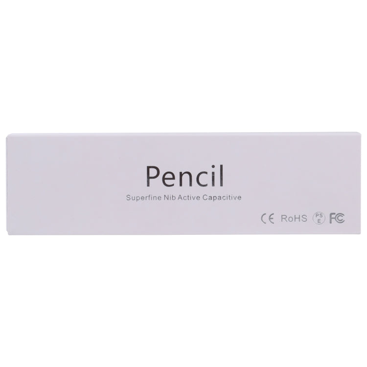 Pencil Universal Rechargeable Active Capacitive Stylus Pen with Magnetic Cap(White) - Stylus Pen by PMC TechLife | Online Shopping South Africa | PMC TechLife | Buy Now Pay Later Mobicred