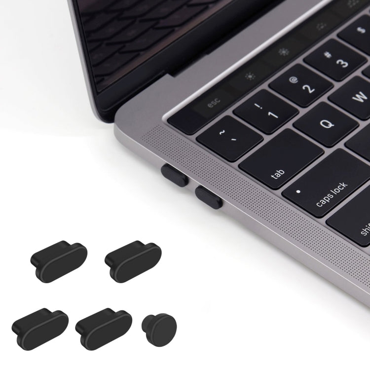 ENKAY 5 in 1 Dustproof Plugs About Charging Port  for MacBook 12 inch / MacBook Pro 13.3 / 15.4 inch (2016/2017) - free shipping - PMC Jewellery - Order now!