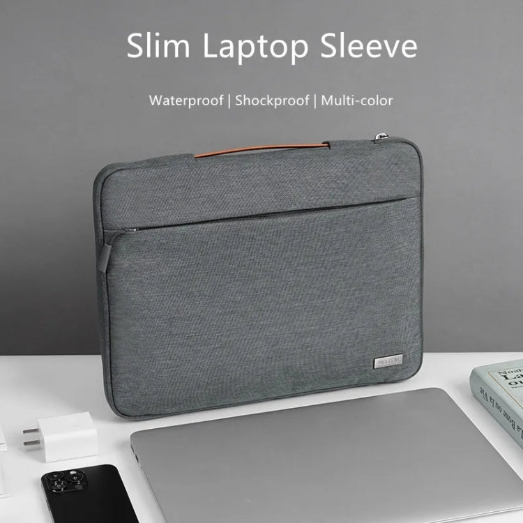 For 13 inch Laptop Zipper Waterproof  Handheld Sleeve Bag (Grey) - free shipping - PMC TechLife - Order now!