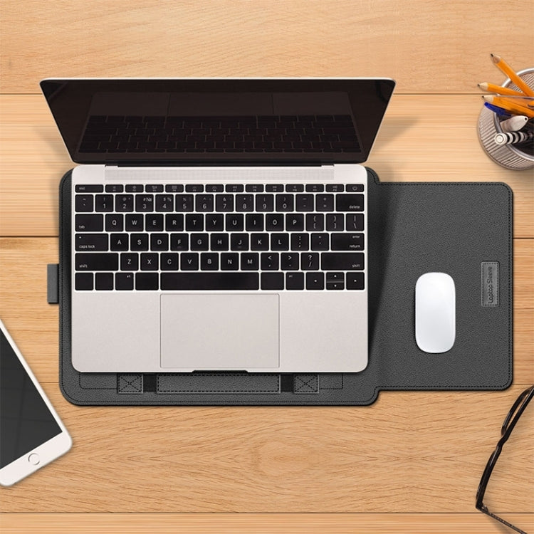 4 in 1 Universal Waterproof PU Leather Laptop Liner Bag with Handle & Stand & Pen Holder + 2 Winders + Mouse Bag + Charger Bag Set for 11/12 inch laptops(Rose Gold) - 10 - 11 inch by PMC TechLife | Online Shopping South Africa | PMC TechLife | Buy Now Pay Later Mobicred