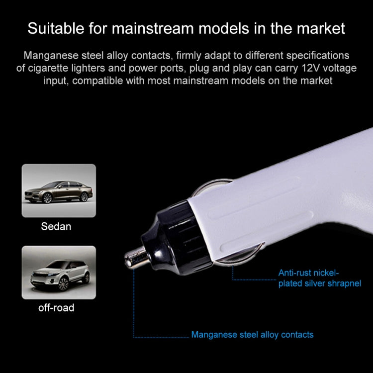 60W 16.5V 3.65A 5 Pin T Style MagSafe 2 Car Charger with 1 USB Port for Apple Macbook A1465 / A1502 / A1435 / MD212 / MD2123 / MD662, Length: 1.7m(White) - Cable & Adapter by PMC Jewellery | Online Shopping South Africa | PMC Jewellery | Buy Now Pay Later Mobicred