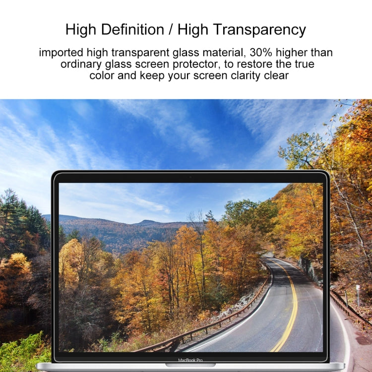 2 PCS For MacBook Pro 16 inch 9H Laptop Screen Tempered Glass Protective Film - Screen Protectors by PMC Jewellery | Online Shopping South Africa | PMC Jewellery | Buy Now Pay Later Mobicred