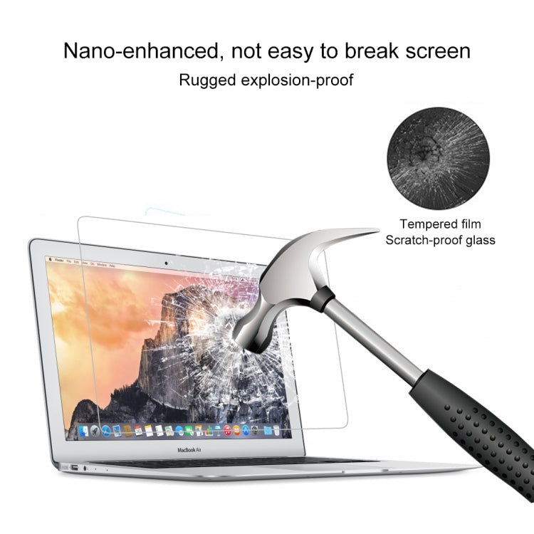 9H Surface Hardness HD Explosion-proof Tempered Glass Film for MacBook Air 13.3 inch (A1369 / A1466) - Screen Protectors by PMC Jewellery | Online Shopping South Africa | PMC Jewellery | Buy Now Pay Later Mobicred