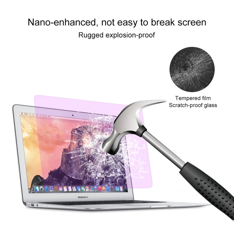 9H Surface Hardness Anti Blue-ray Explosion-proof Tempered Glass Film for MacBook Air 13.3 inch (A1369 / A1466) - Screen Protectors by PMC Jewellery | Online Shopping South Africa | PMC Jewellery | Buy Now Pay Later Mobicred