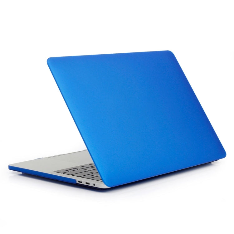 ENKAY Hat-Prince 2 in 1 Frosted Hard Shell Plastic Protective Case + Europe Version Ultra-thin TPU Keyboard Protector Cover for 2016 MacBook Pro 13.3 Inch with Touch Bar (A1706)(Dark Blue) - free shipping - PMC Jewellery - Order now!