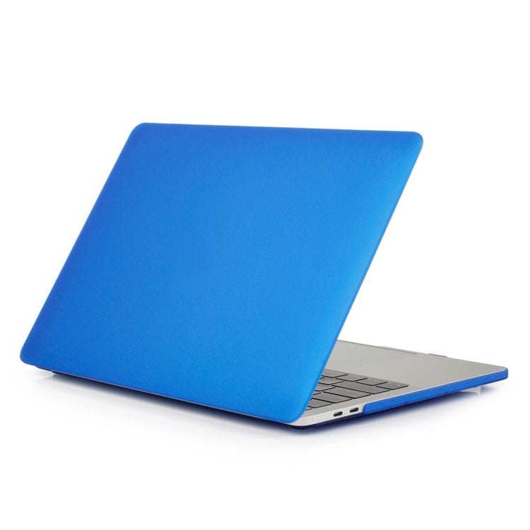 ENKAY Hat-Prince 2 in 1 Frosted Hard Shell Plastic Protective Case + Europe Version Ultra-thin TPU Keyboard Protector Cover for 2016 MacBook Pro 13.3 Inch with Touch Bar (A1706)(Dark Blue) - free shipping - PMC Jewellery - Order now!