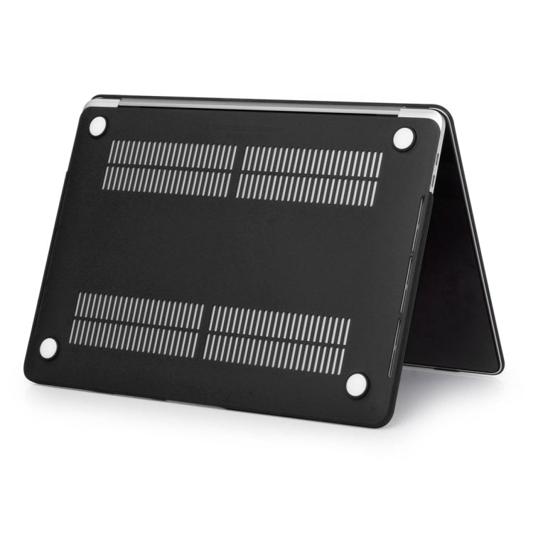 ENKAY Hat-Prince 2 in 1 Frosted Hard Shell Plastic Protective Case + Europe Version Ultra-thin TPU Keyboard Protector Cover for 2016 MacBook Pro 13.3 Inch without Touch Bar (A1708) (Black) - free shipping - PMC Jewellery - Order now!