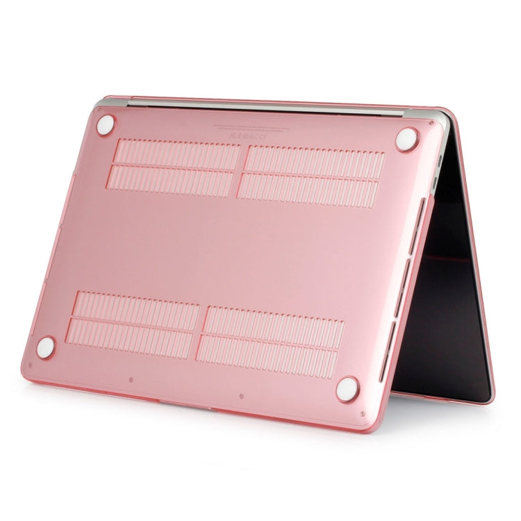 ENKAY Hat-Prince 2 in 1 Crystal Hard Shell Plastic Protective Case + Europe Version Ultra-thin TPU Keyboard Protector Cover for 2016 MacBook Pro 13.3 Inch with Touch Bar (A1706) (Pink) - free shipping - PMC Jewellery - Order now!