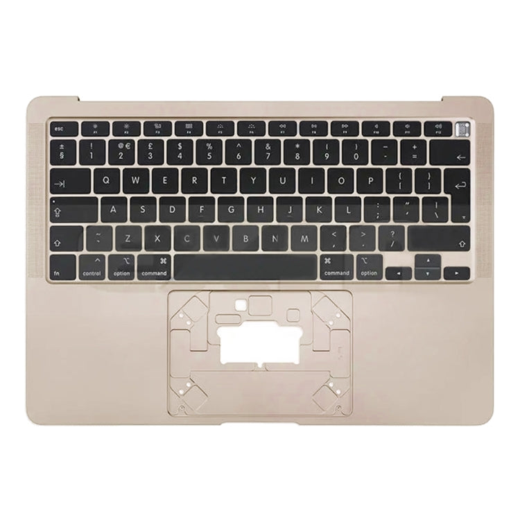 For Macbook Air 13 2020 M1 A2337 C-side Cover + UK Edition Key Board (Gold) - Bottom Cover by PMC TechLife | Online Shopping South Africa | PMC TechLife
