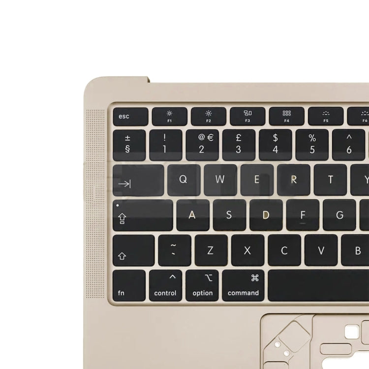 For Macbook Air 13 2020 M1 A2337 C-side Cover + UK Edition Key Board (Gold) - Bottom Cover by PMC TechLife | Online Shopping South Africa | PMC TechLife