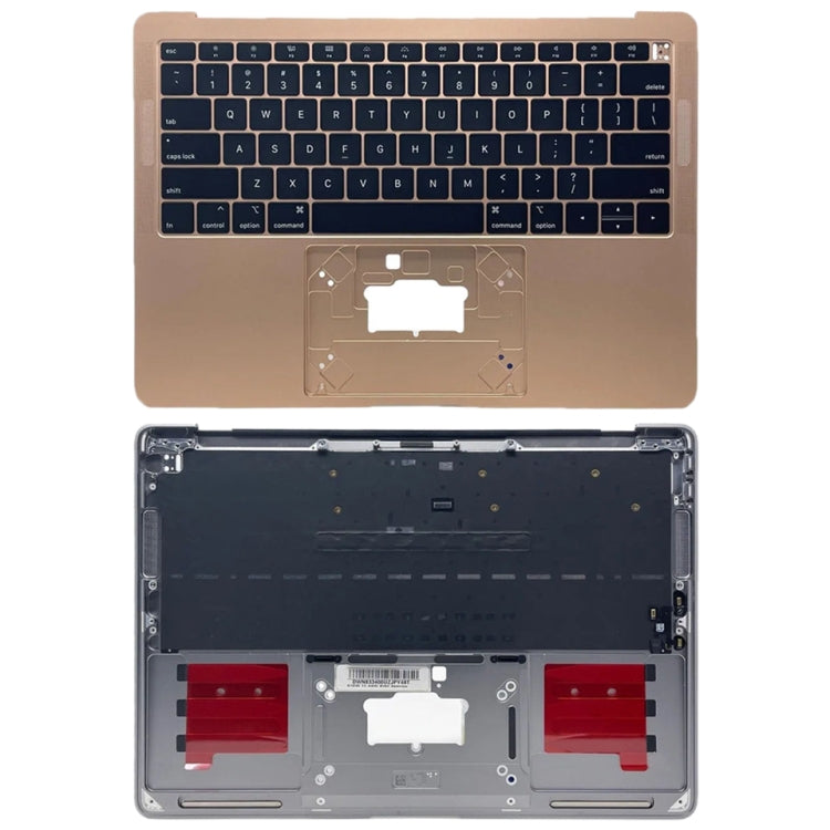 For Macbook Air 13 2020 M1 A2337 EMC3598 C-side Cover + US Edition Key Board (Gold) - Bottom Cover by PMC TechLife | Online Shopping South Africa | PMC TechLife