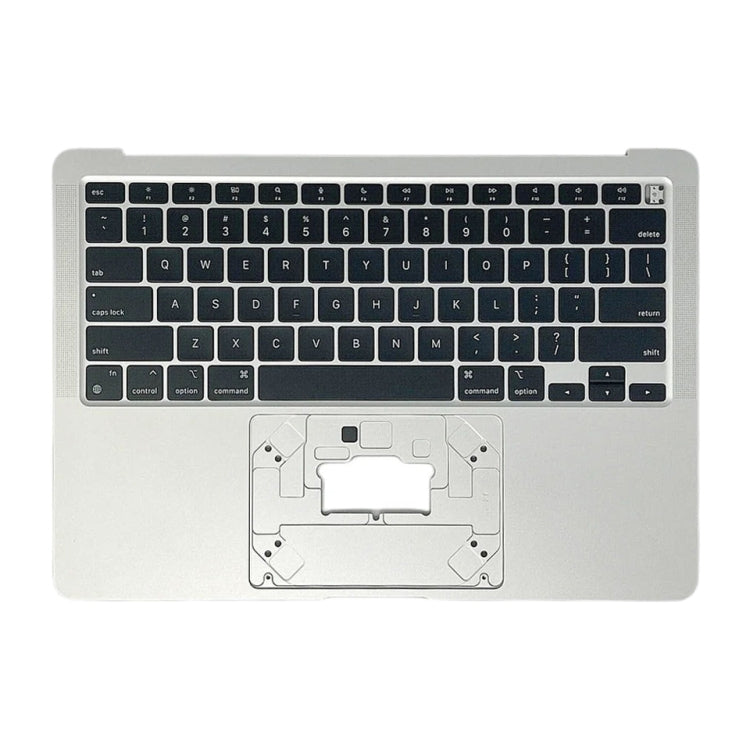 For Macbook Air 13 2020 M1 A2337 EMC3598 C-side Cover + US Edition Key Board (Silver) - Bottom Cover by PMC TechLife | Online Shopping South Africa | PMC TechLife