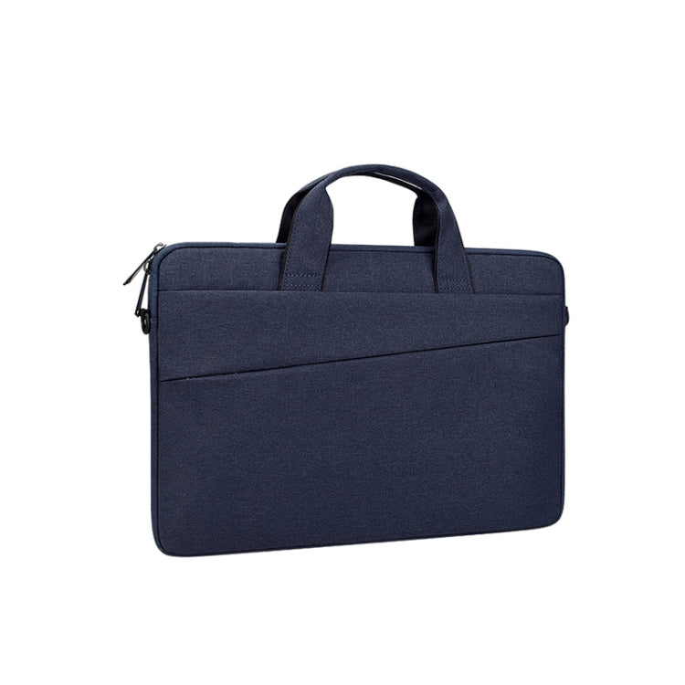 ST03S 13.3 inch Double Side Pockets Wearable Oxford Cloth Soft Handle Portable Laptop Tablet Bag(Navy Blue) - 13.3 inch by PMC TechLife | Online Shopping South Africa | PMC TechLife | Buy Now Pay Later Mobicred