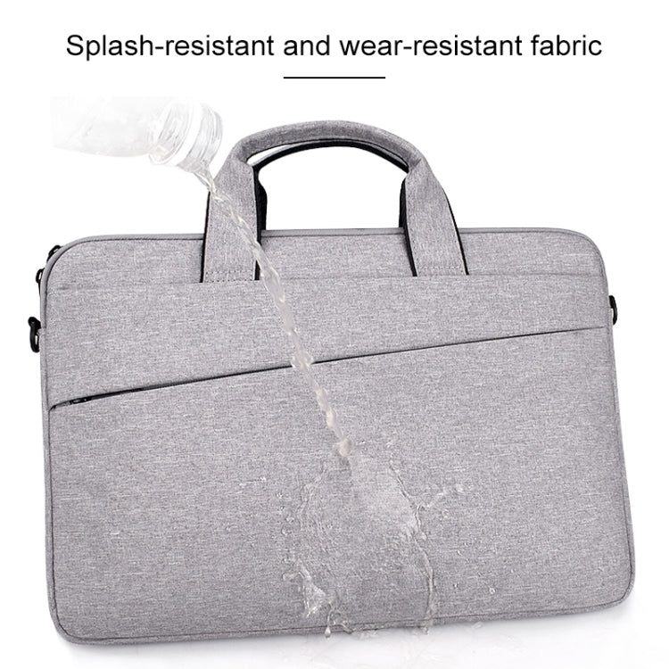 ST03S 15.4 inch Double Side Pockets Wearable Oxford Cloth Soft Handle Portable Laptop Tablet Bag(Black) - 15 inch by PMC TechLife | Online Shopping South Africa | PMC TechLife | Buy Now Pay Later Mobicred