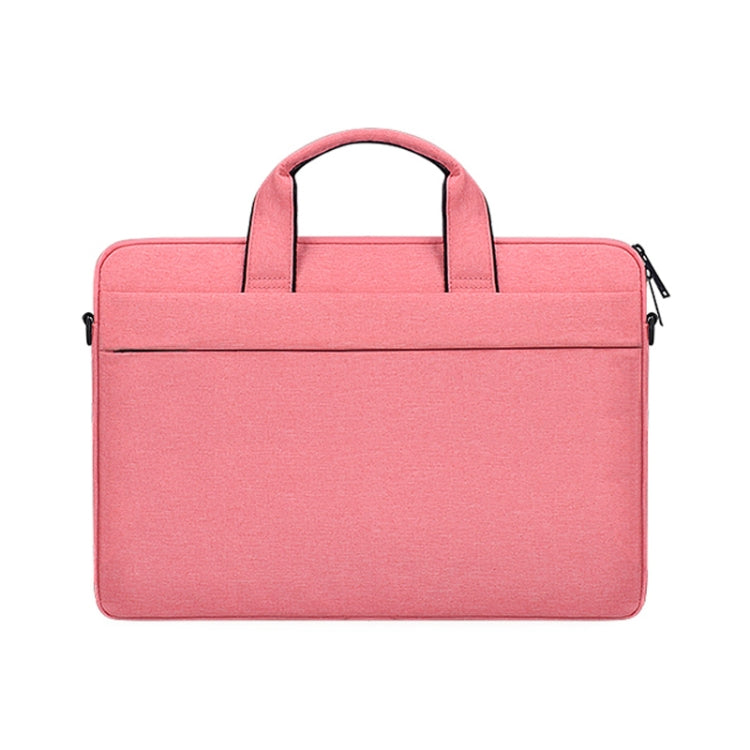 ST03S 15.4 inch Double Side Pockets Wearable Oxford Cloth Soft Handle Portable Laptop Tablet Bag(Pink) - 15 inch by PMC TechLife | Online Shopping South Africa | PMC TechLife | Buy Now Pay Later Mobicred