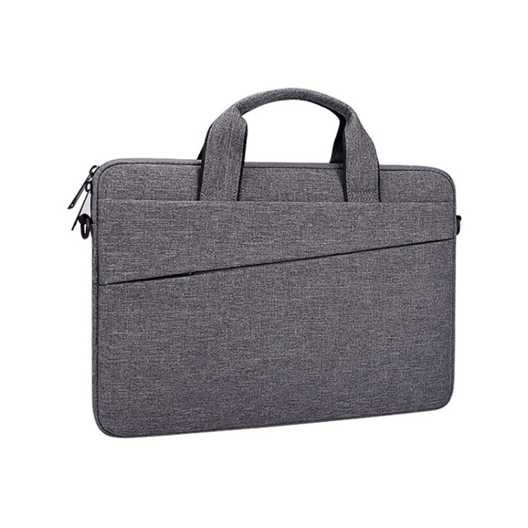 ST03S 15.4 inch Double Side Pockets Wearable Oxford Cloth Soft Handle Portable Laptop Tablet Bag(Deep Space Gray) - 15 inch by PMC TechLife | Online Shopping South Africa | PMC TechLife | Buy Now Pay Later Mobicred