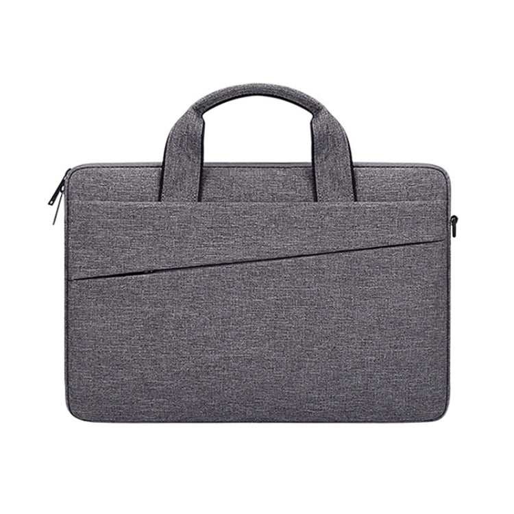 ST03S 15.4 inch Double Side Pockets Wearable Oxford Cloth Soft Handle Portable Laptop Tablet Bag(Deep Space Gray) - 15 inch by PMC TechLife | Online Shopping South Africa | PMC TechLife | Buy Now Pay Later Mobicred