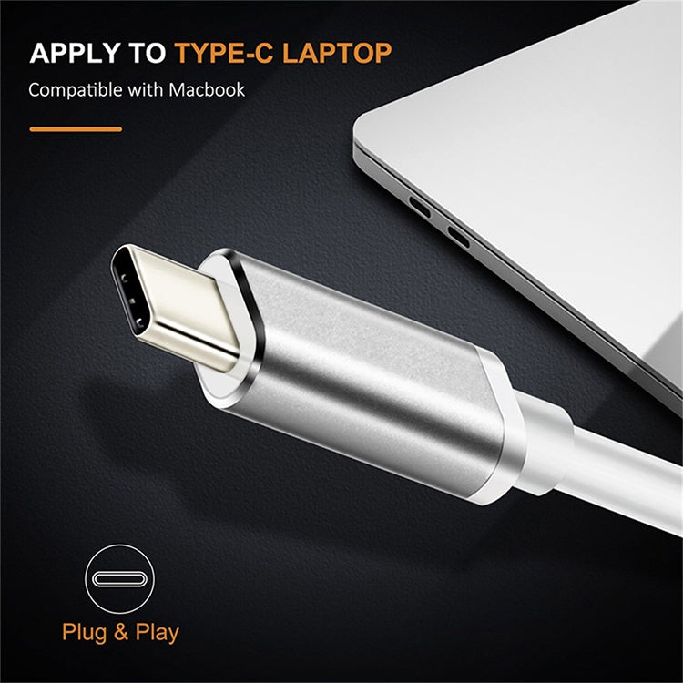 USB-C / Type-C 3.1 Male to DP Female HD Converter, Length: 12cm (Gold) - Cable & Adapter by PMC Jewellery | Online Shopping South Africa | PMC Jewellery | Buy Now Pay Later Mobicred