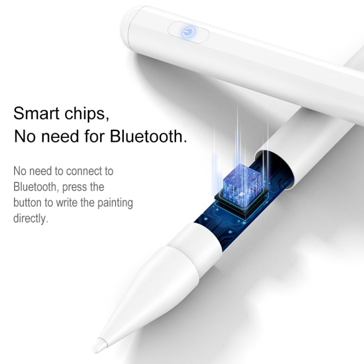 Active Capacitive Stylus Pen for iPad Series(White) - Stylus Pen by PMC Jewellery | Online Shopping South Africa | PMC Jewellery | Buy Now Pay Later Mobicred
