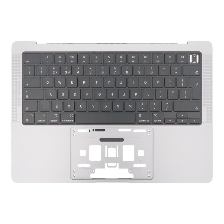 For MacBook Pro 14 inch 2021 A2442 / 2023 A2779 Big Enter Version UK Keyboard with C Shell (Silver) - Keyboard by PMc TechLife | Online Shopping South Africa | PMc TechLife | Buy Now Pay Later Mobicred