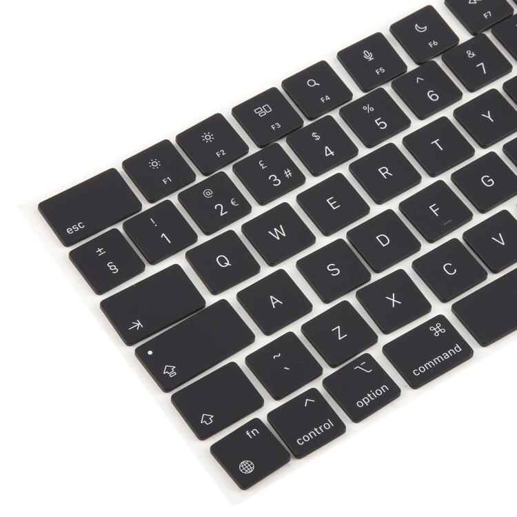For Macbook Air 13.3 / 15.3 M2 A2681 A2941 UK English Version Keycaps (Midnight) - Keyboard by PMC TechLife | Online Shopping South Africa | PMC TechLife | Buy Now Pay Later Mobicred