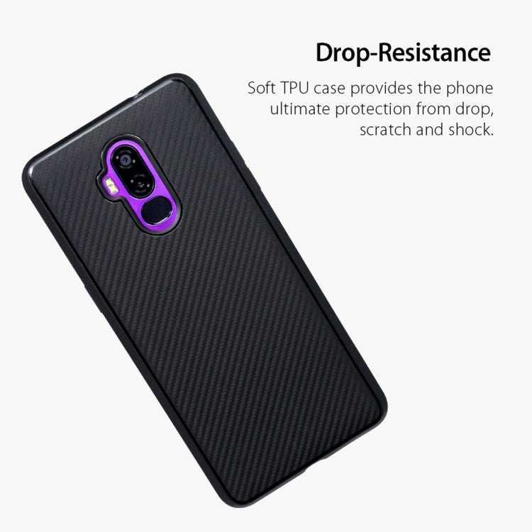 Shockproof Carbon Fiber Texture TPU Case for ULEFONG P6000 Plus / Power L3 (Black) - More Brand by PMC Jewellery | Online Shopping South Africa | PMC Jewellery | Buy Now Pay Later Mobicred