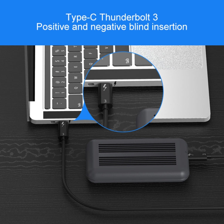 Blueendless M.2 NVME Thunderbolt 3 Solid State Mobile Hard Disk Box Hard Disk Drive(Grey) - free shipping - PMC Jewellery - Order now!