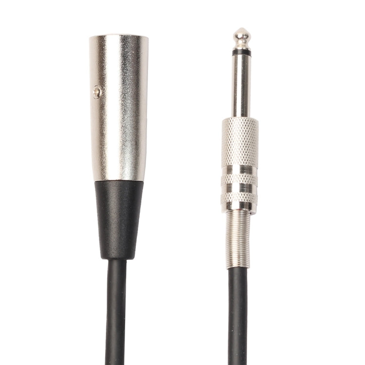 7.6m XLR 3-Pin Male to 1/4 inch (6.35mm) Mono Shielded Microphone Audio Cord Cable - Microphone Audio Cable & Connector by PMC TechLife | Online Shopping South Africa | PMC TechLife | Buy Now Pay Later Mobicred