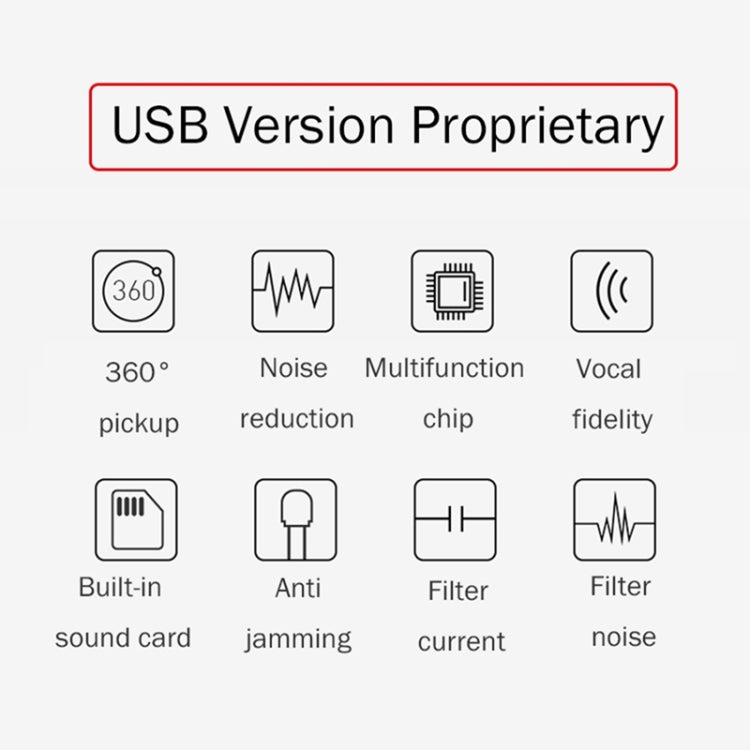 BK Desktop Gooseneck Adjustable USB Wired Audio Microphone, Built-in Sound Card, Compatible with PC / Mac for Live Broadcast, Show, KTV, etc.(Black) - Microphone by PMC TechLife | Online Shopping South Africa | PMC TechLife | Buy Now Pay Later Mobicred